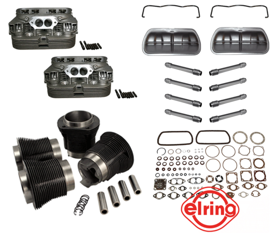 1600cc Twin Port Top End Rebuild Kit Cool Air VW