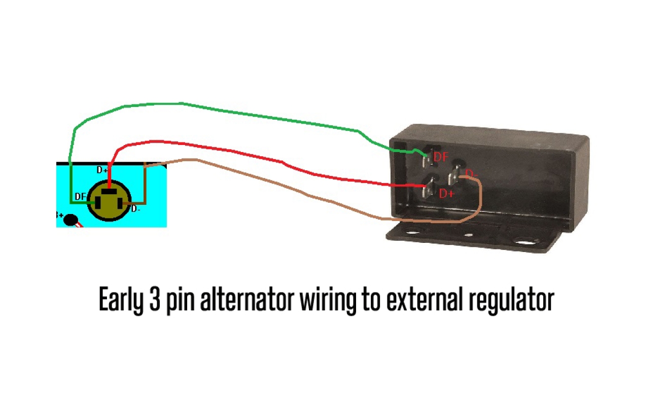 Alternator Regulator (External Regulator Version) 14 Volt Cool Air VW