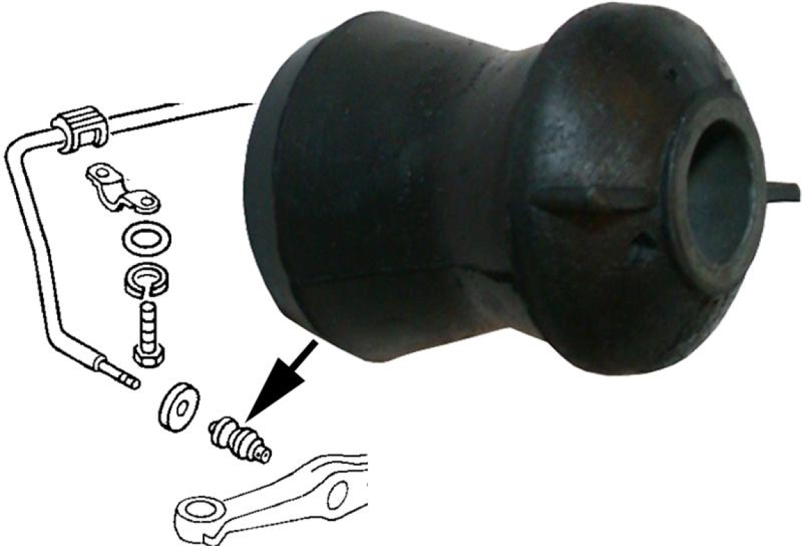 1302+1303 Anti roll bar bush Cool Air VW