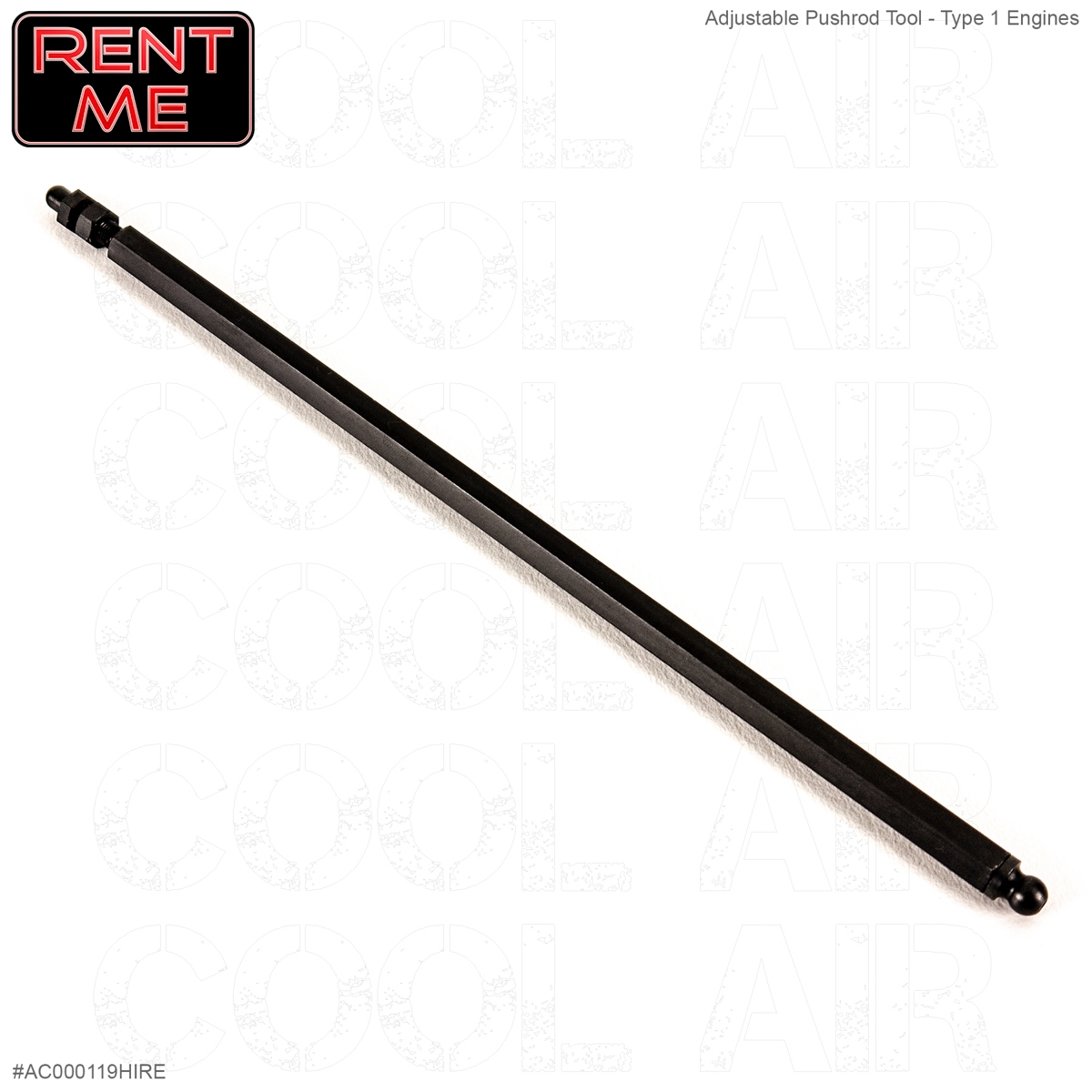 Adjustable pushrod tool clearance