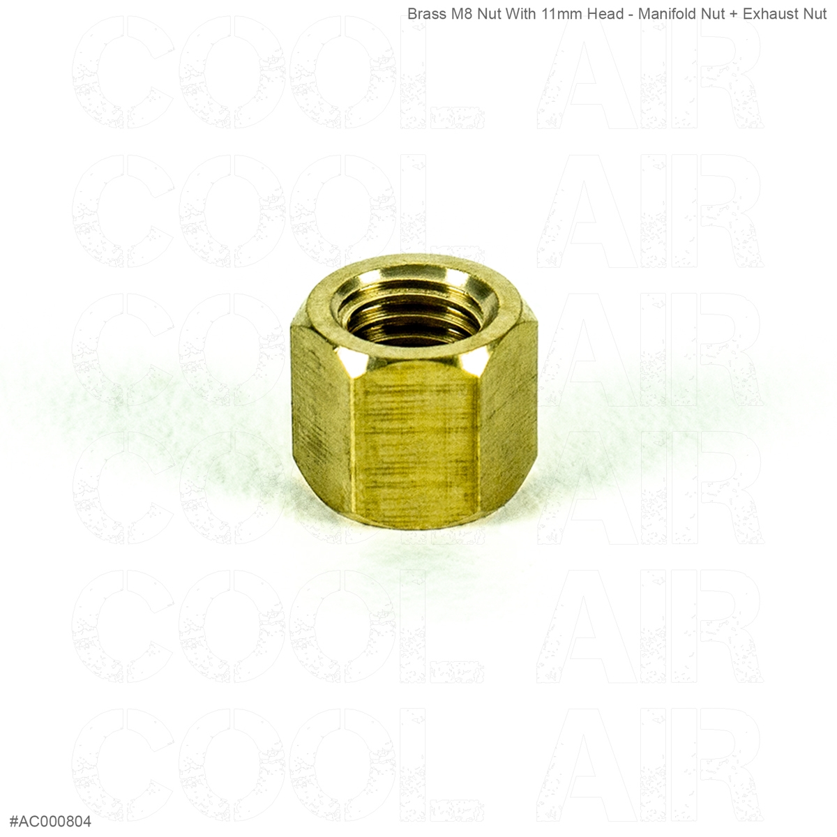 brass for manifold M8 Thread x for 11mm spanner AC000804 TYPE 3 Nut