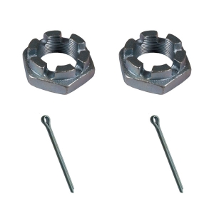 Baywindow Bus Rear Hub Nuts and Split Pins - 46mm Axle Nut With 6 Crowns (Also Splitscreen Bus 1964-67)