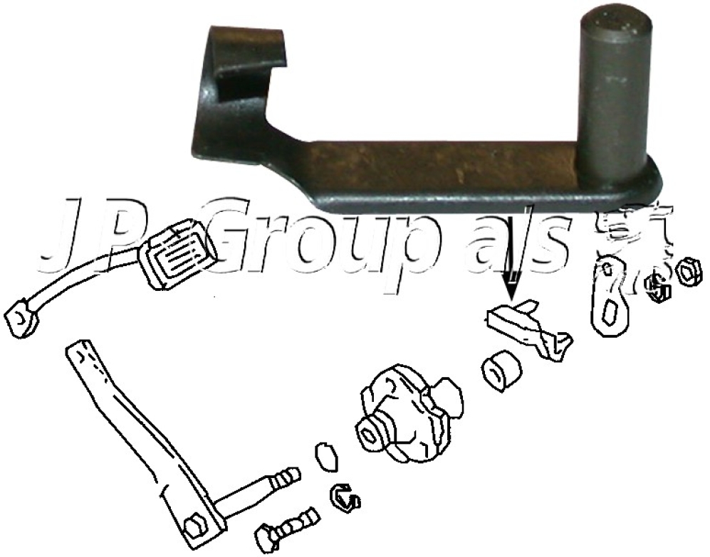 Baywindow Bus Clutch Cable Clevis Pin 197279 Cool Air VW