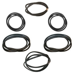Type 25 Window Seal Bundle Kit - 1979-84 Deluxe (6 Pieces With Groove For Trim)