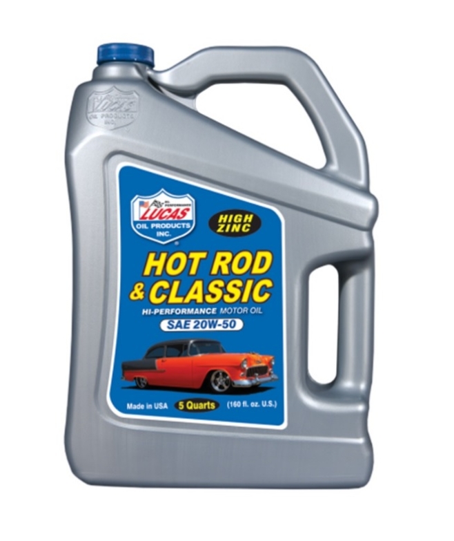 Lucas High Zinc 20W50 Mineral Engine Oil (4.54 Litre) Cool Air VW