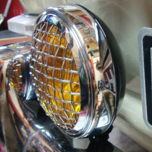 Amber Spotlight With Mesh Grille