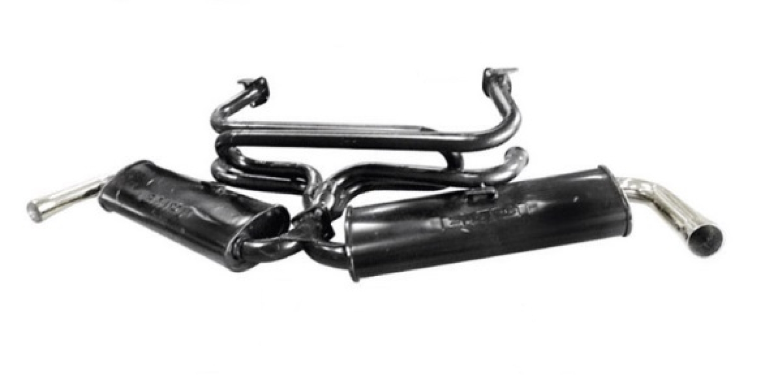 EMPI Twin Quiet Pack Exhaust System - Type 1 Engines (Not 1200cc