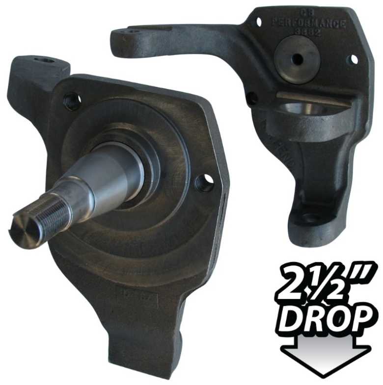 CB Performance Drum Brake Drop Spindle Kit 196679 T1, KG Cool Air VW