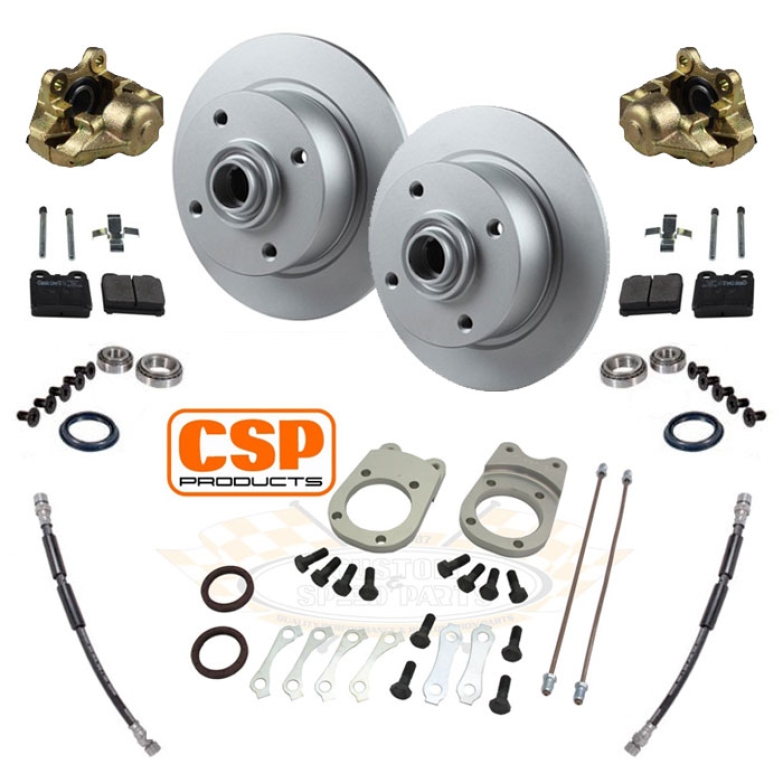 1302 + 1303 Beetle Front Disc Brake Conversion Kit (4X130) Top