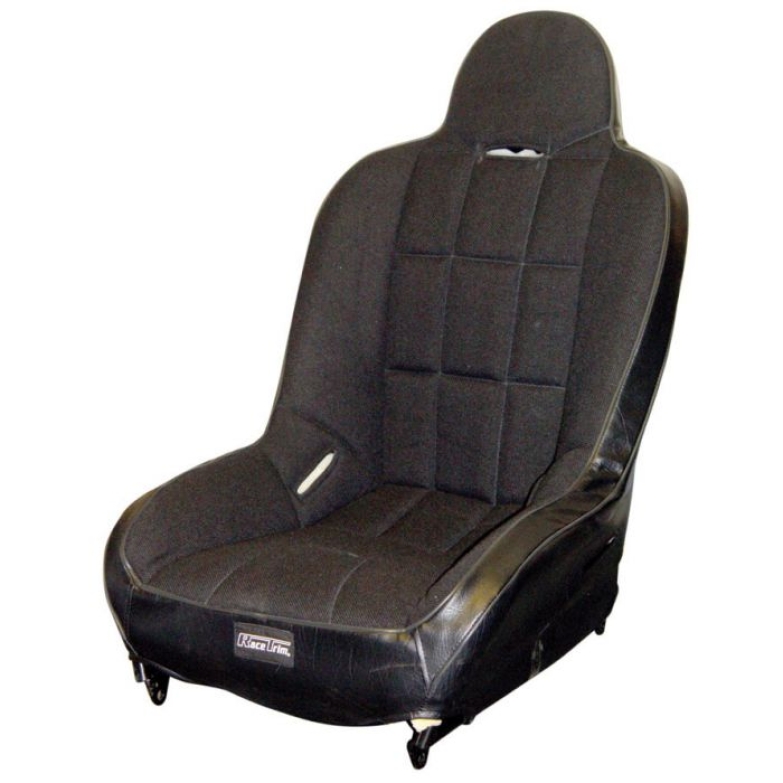 EMPI Race Trim HiBack Seat In Black Fabric Cool Air VW