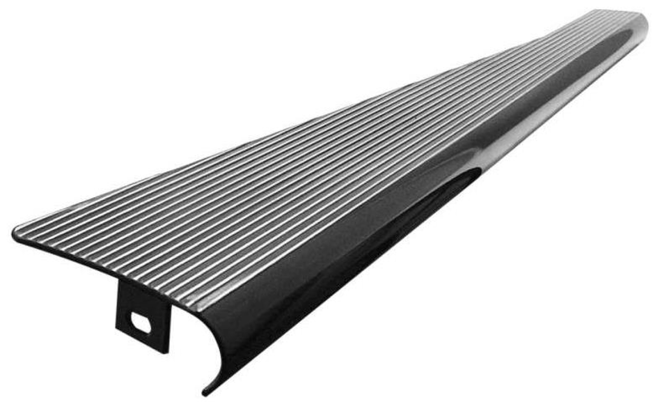 Beetle Billet Running Board Set (Black With Polished Ribs) Cool Air VW