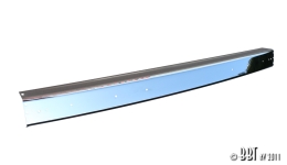 Type 25 Chrome Front Bumper - Top Quality (For Use With Bumper Impact Strip)
