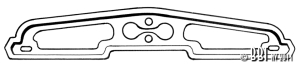 Karmann Ghia Number Plate Light Seal