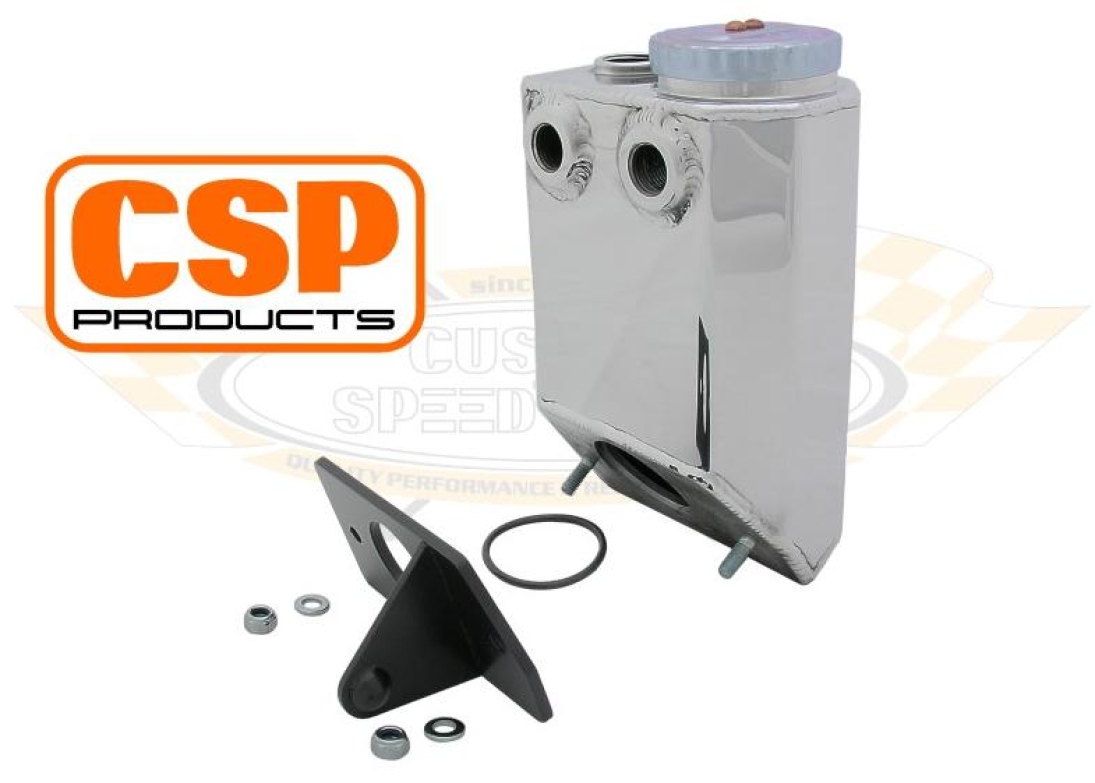 CSP Polished Billet Oil Breather Tower - For Use With Alternator Stands ...