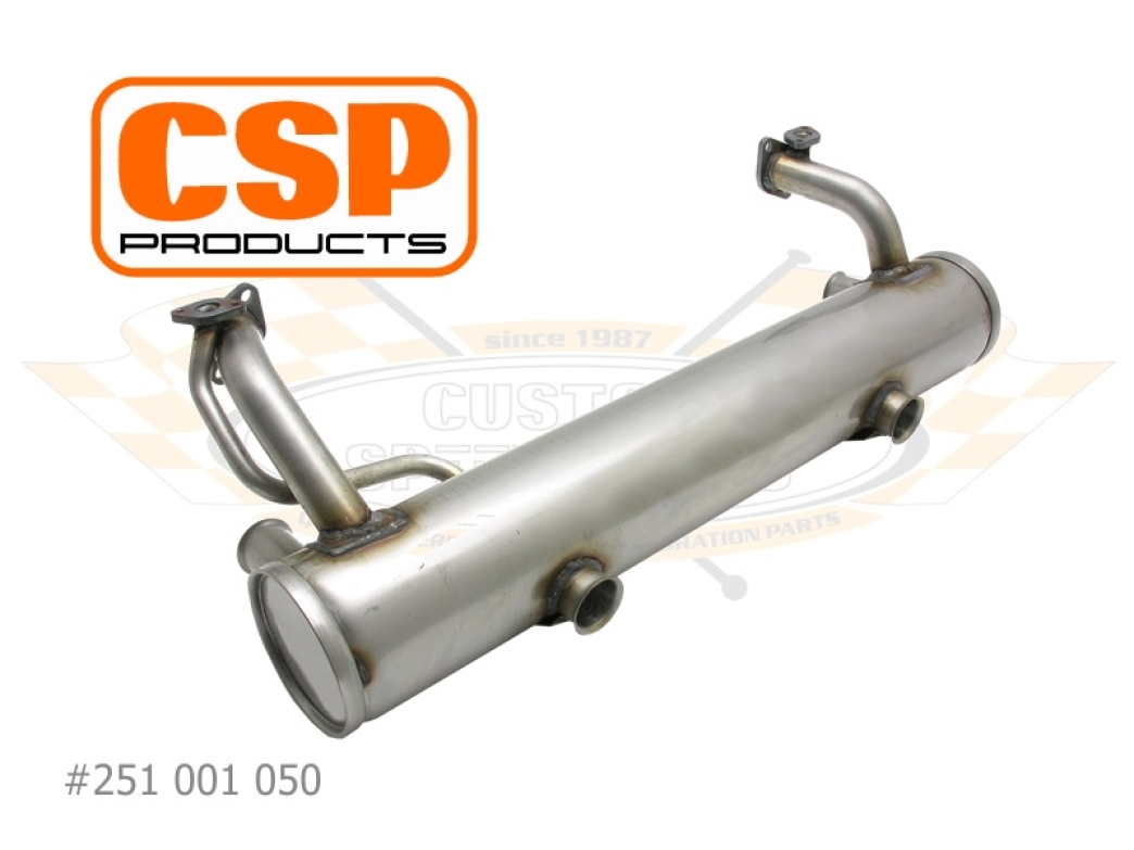 Beetle CSP Stainless Exhaust 196379 1300cc1600cc With Heat Risers