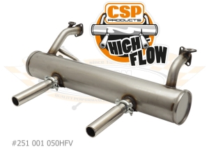 Beetle CSP High Flow Exhaust - 1956-60 - 30HP With Heat Risers