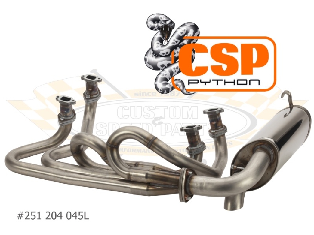 CSP Splitscreen Bus Python Exhaust - Type 4 Engine (Pre 78 Engine ...