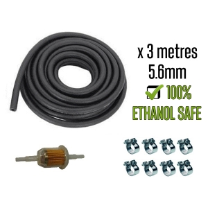 5.6mm Ethanol Safe Fuel Hose Bundle Kit