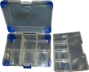 165mmx120mmx65mm Clear Plastic Storage Box