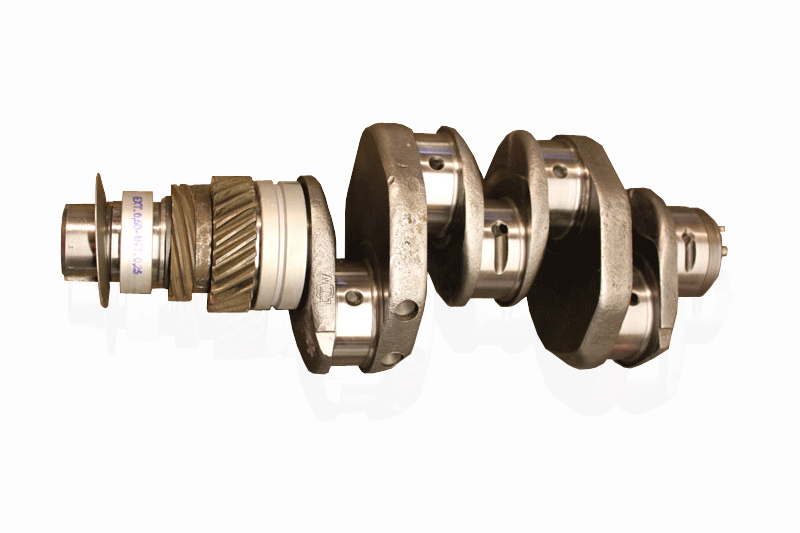 Assemble Crank Gears And Bearings On Crankshaft Cool Air VW