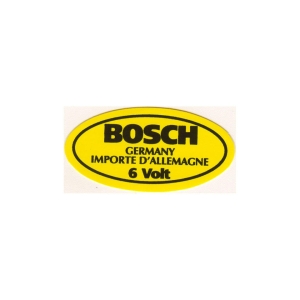 *ON SALE* Original 6 Volt Bosch Coil Sticker