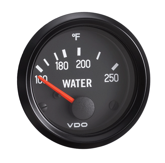 VDO Water Temperature Gauge (100250F) Cool Air VW